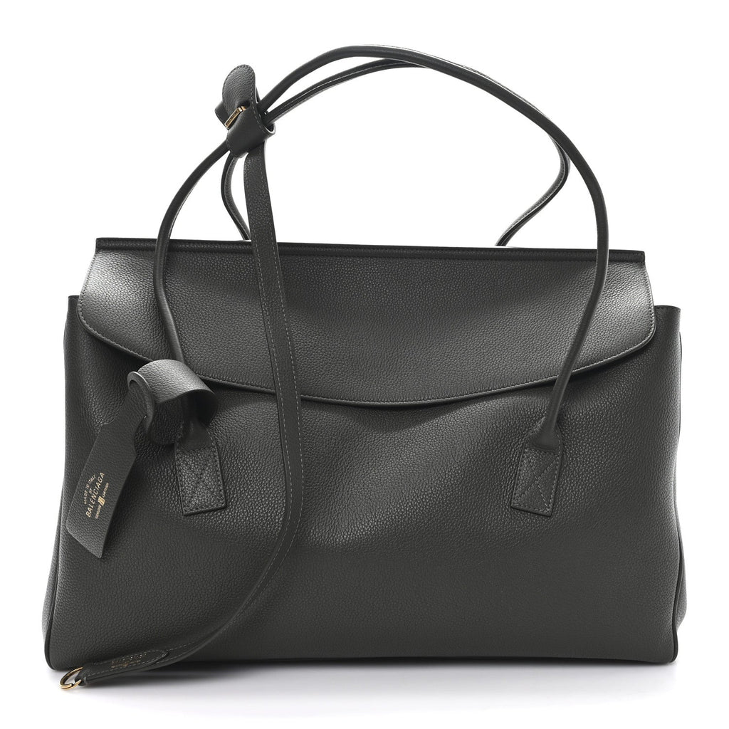 Grained Calfskin Carrie Cary All Bag Khaki