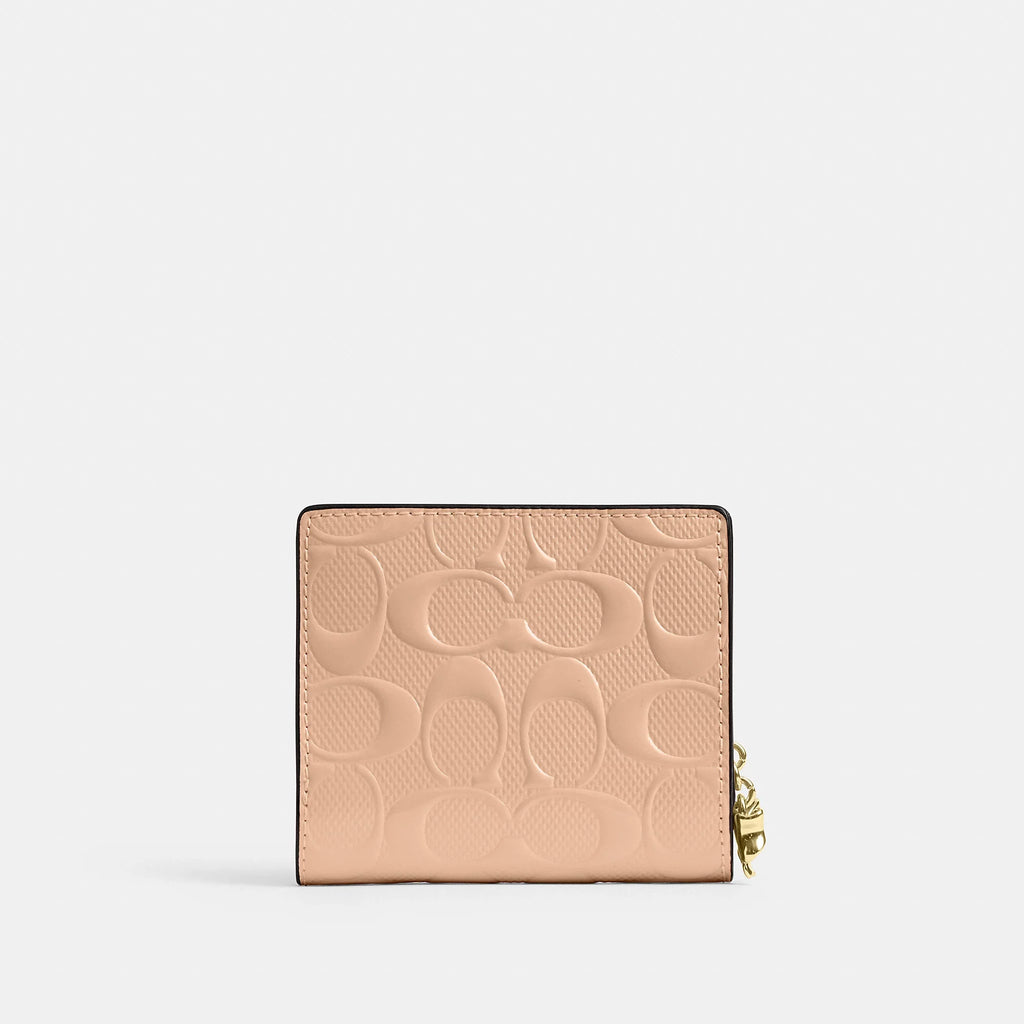 Coach Outlet Snap Wallet In Signature Leather With Charm