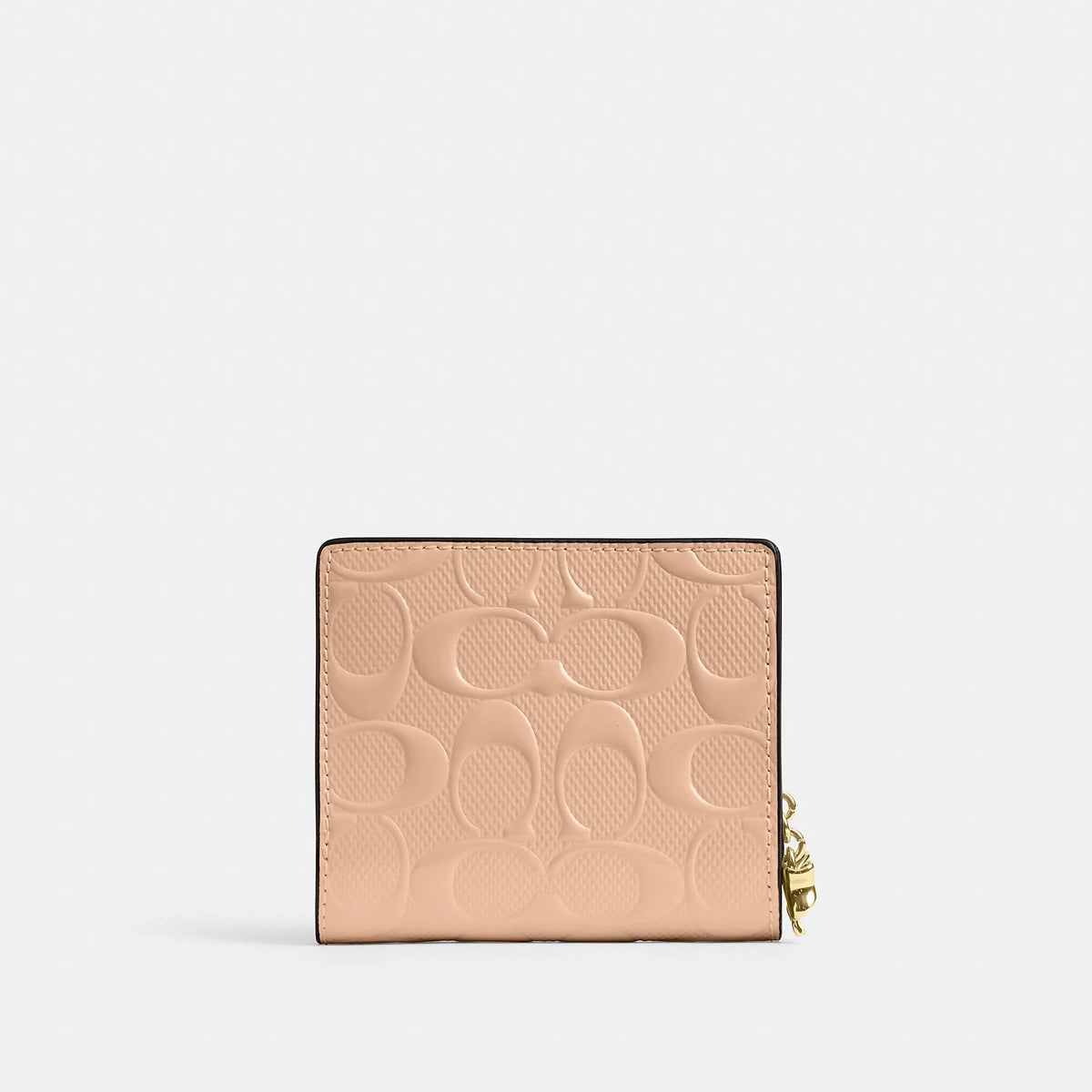Coach Outlet Snap Wallet In Signature Leather With Charm