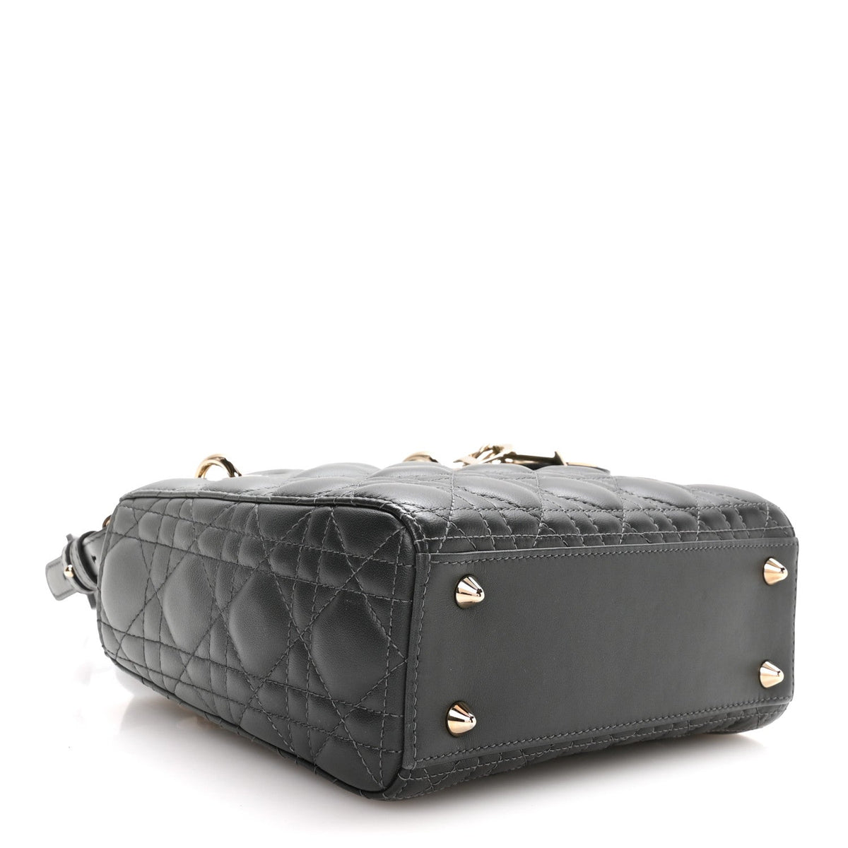 Lambskin Cannage Gradient Small My ABCDior Lady Dior Grey