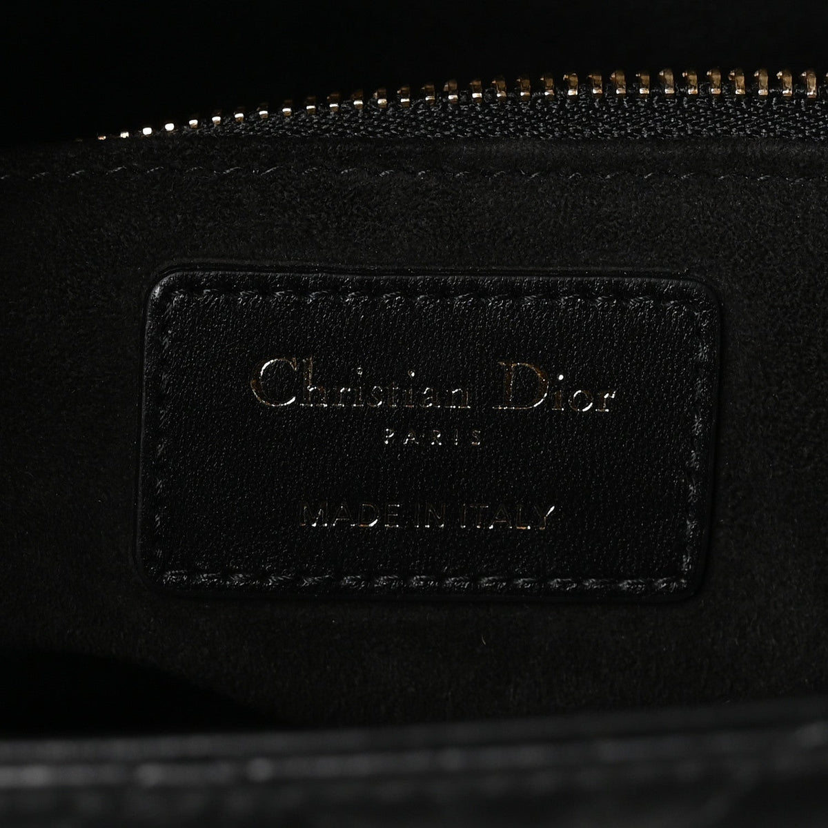 Lambskin Cannage Large Lady Dior Black