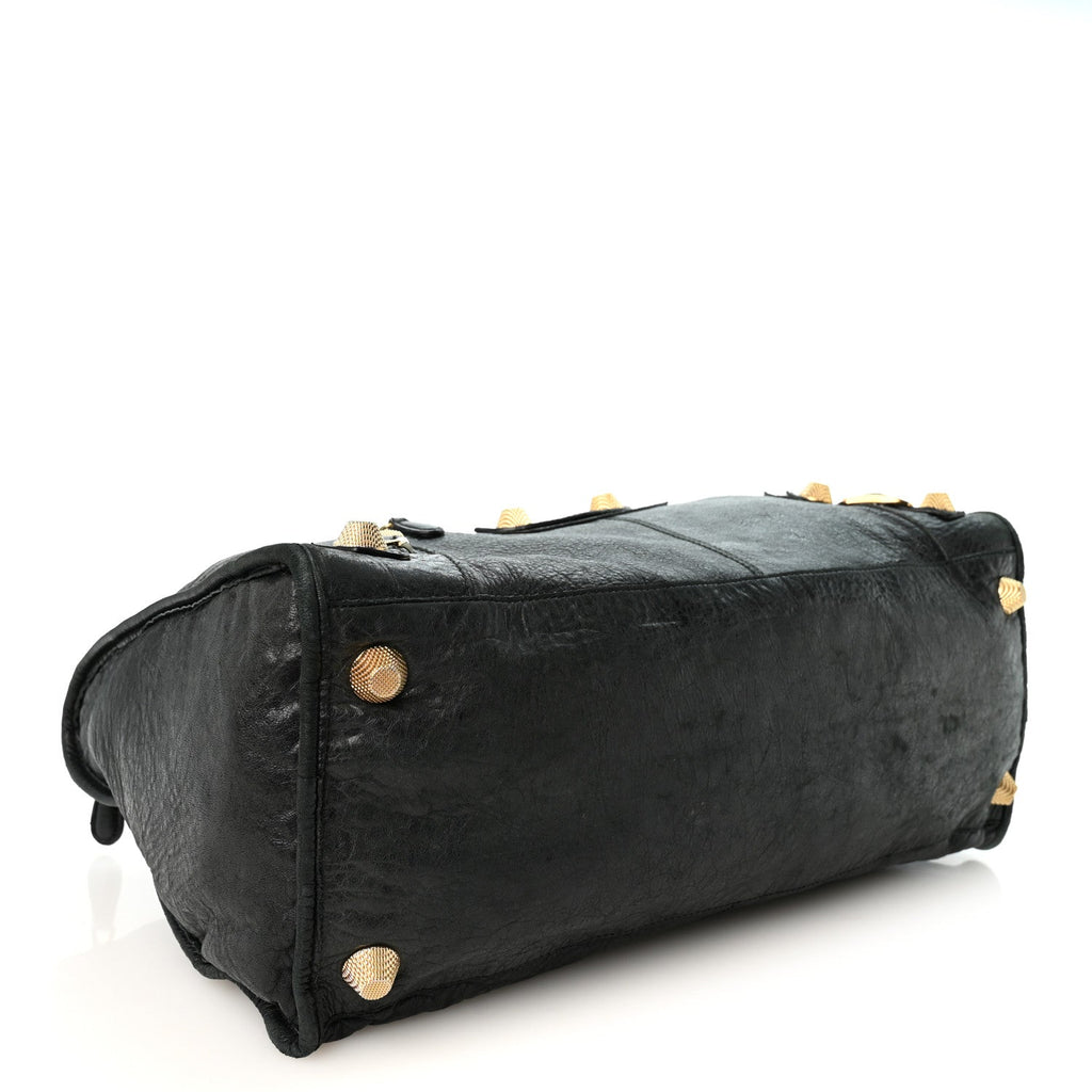 Agneau Giant 21 Gold Hardware Work Black