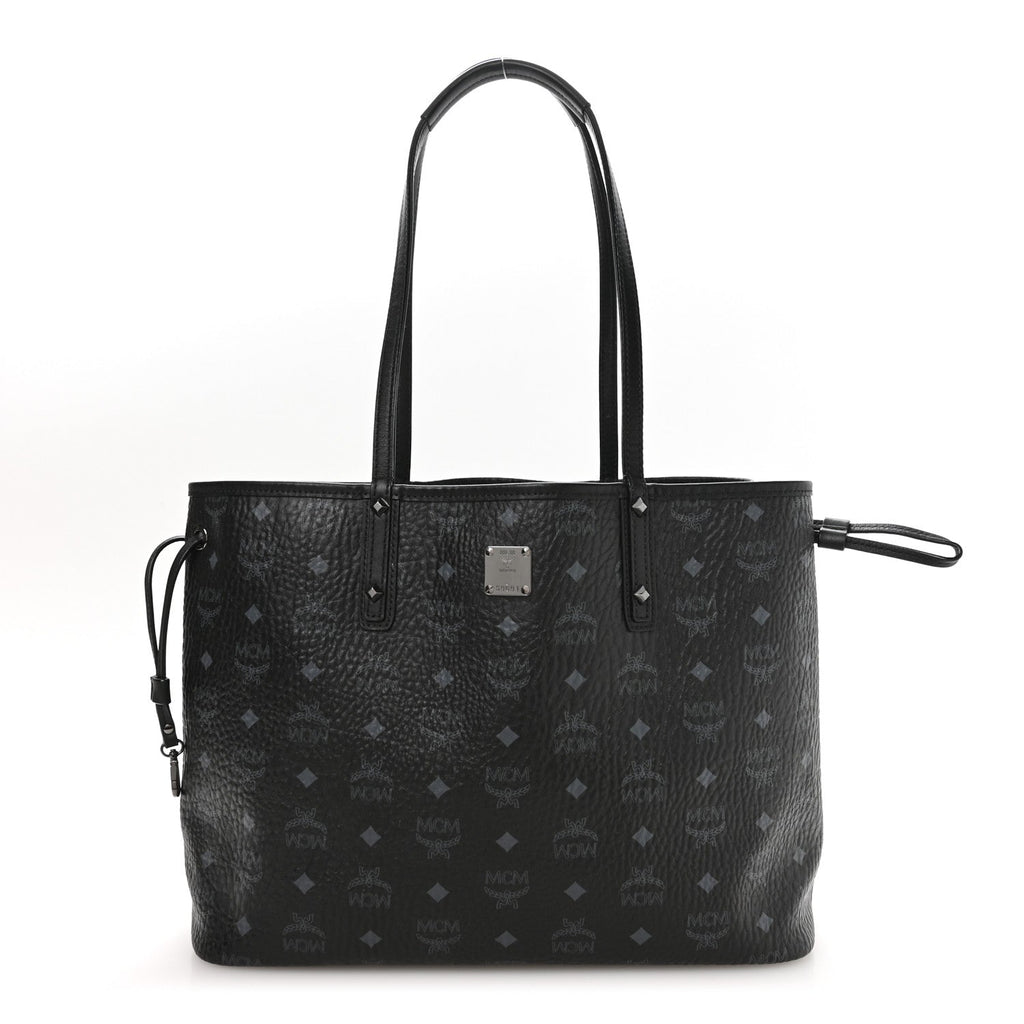 Visetos Medium Project Reversible Shopper Tote Black