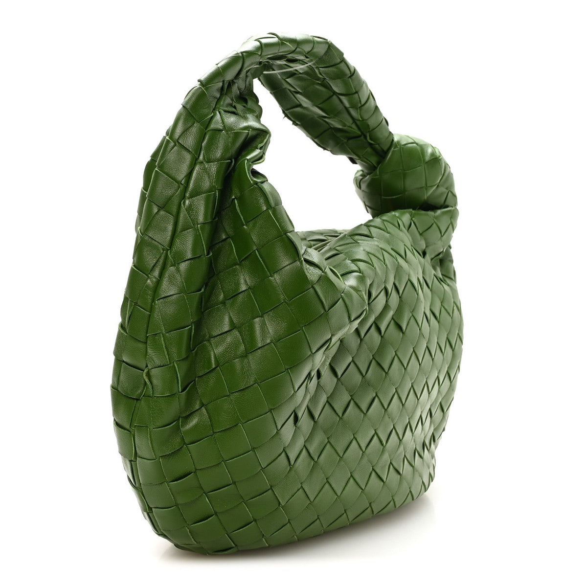 Nappa Intrecciato Teen Jodie Hobo Avocado