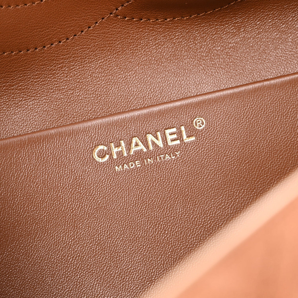 Suede Calfskin Small Souplissimo Maxi Flap Camel