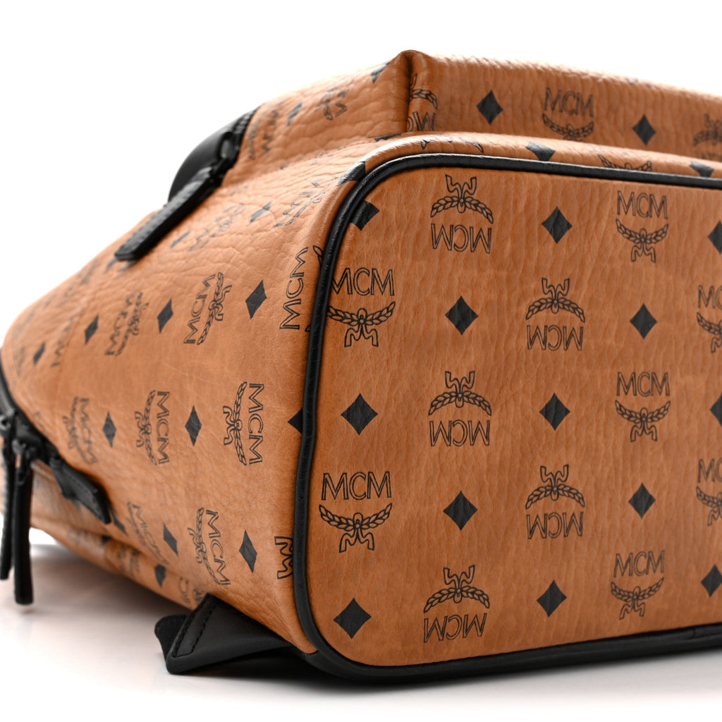 Visetos Nappa Medium Stark Backpack Cognac Black