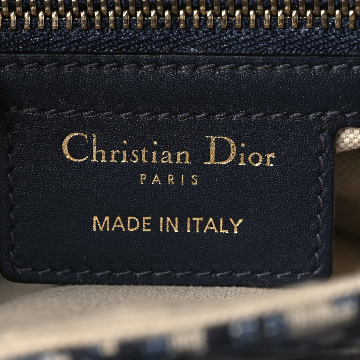 Oblique Saddle Bag Blue