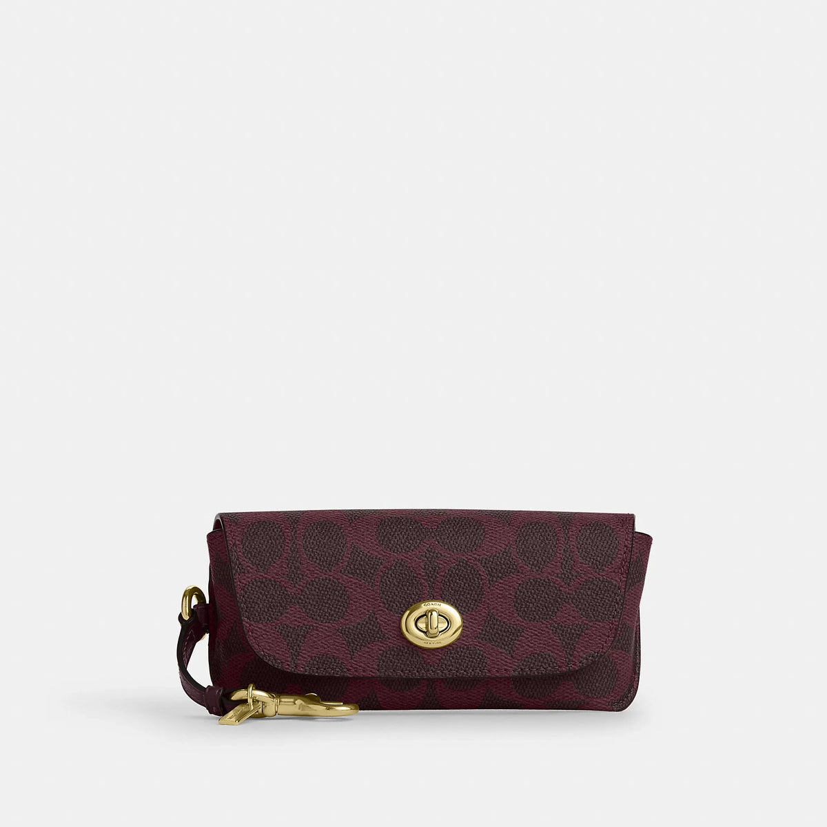 Coach Outlet Sunglass Case In Signature Canvas