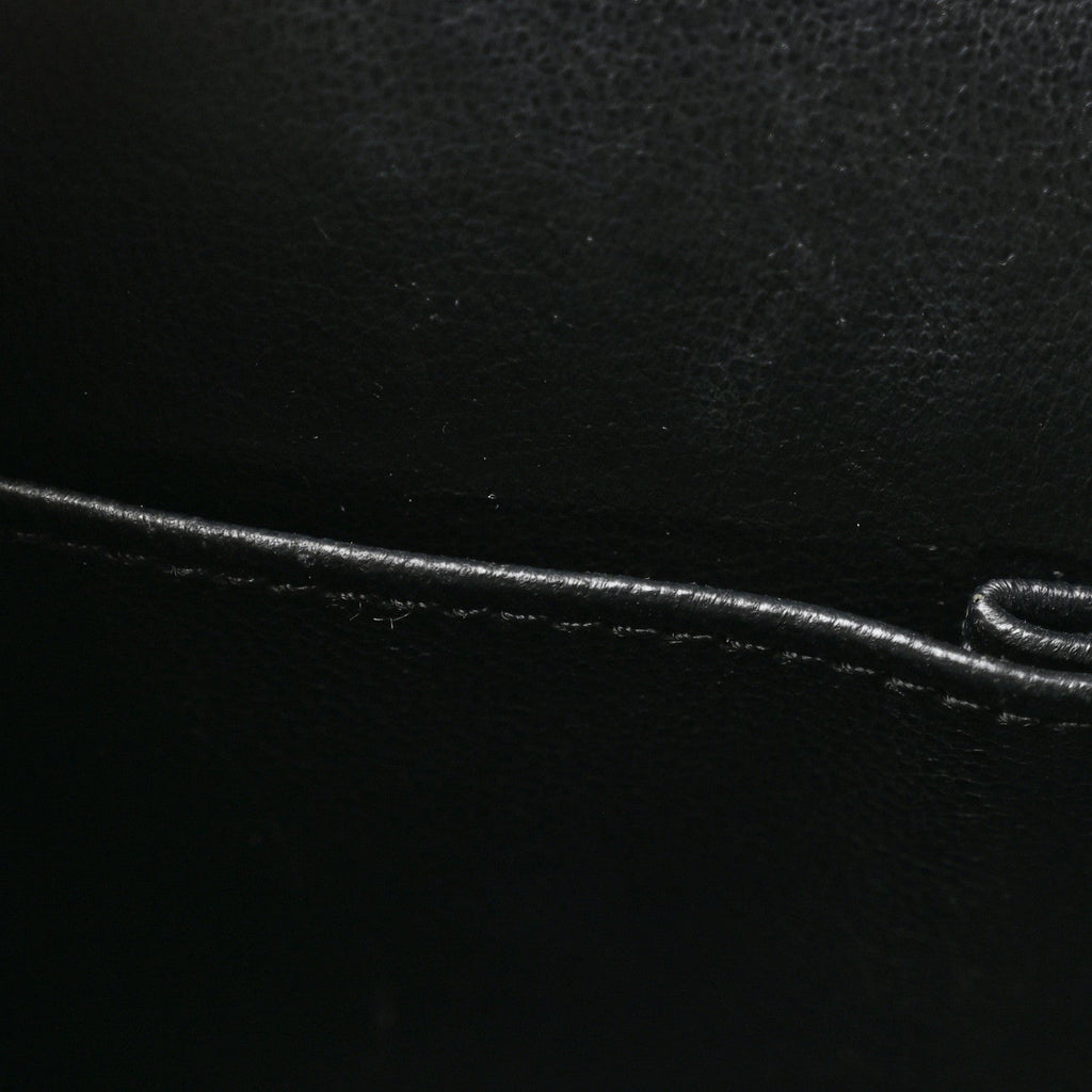 Aged Calfskin Quilted 2.55 Reissue Mini Flap Black