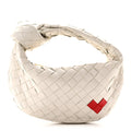 Nappa Intrecciato Mini Heart Jodie White