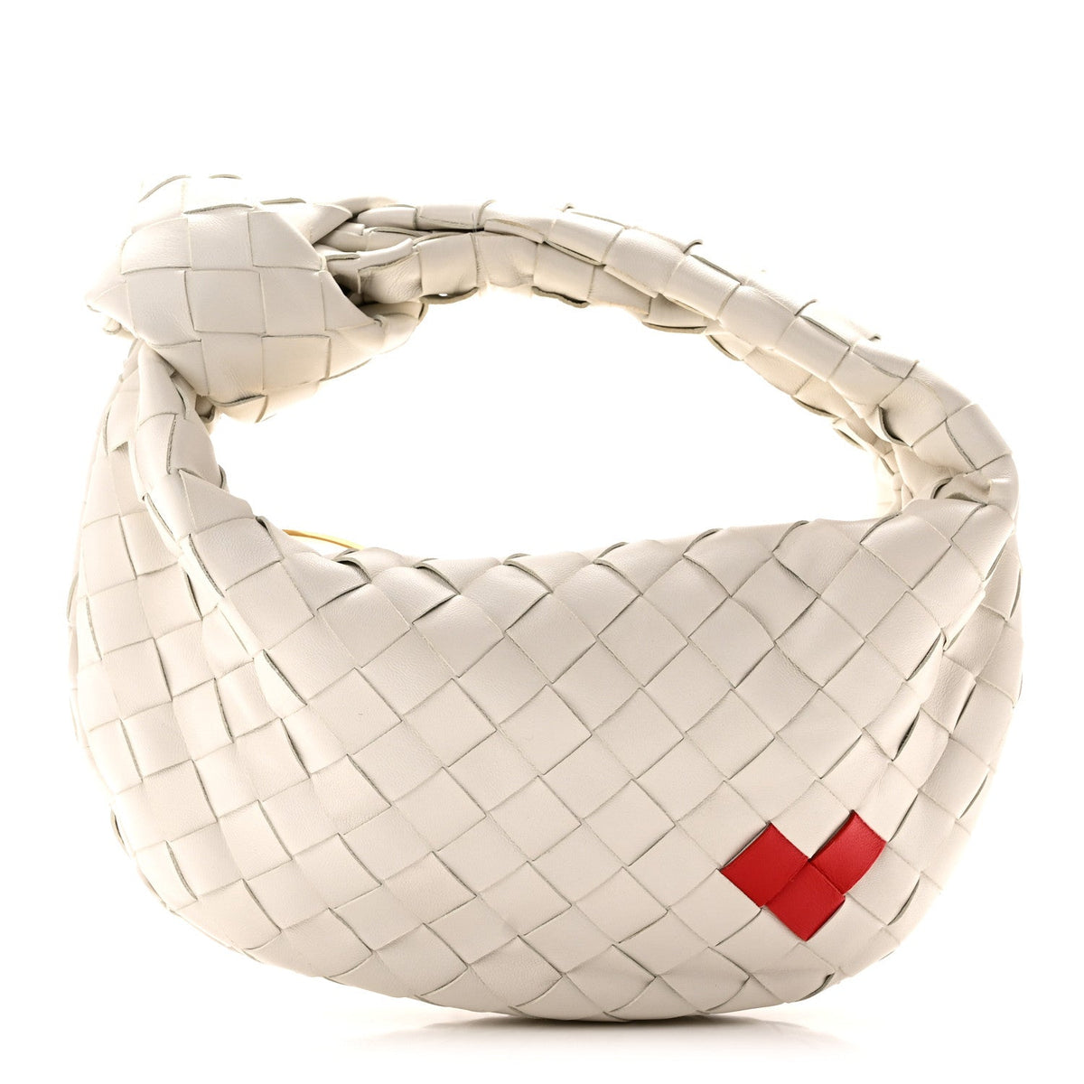 Nappa Intrecciato Mini Heart Jodie White