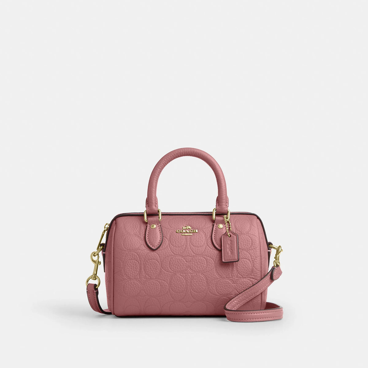 Coach Outlet Mini Rowan Crossbody Bag In Signature Leather